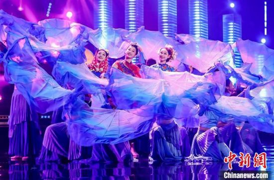 图为晚会文艺表演。中新社记者 王东明 摄 